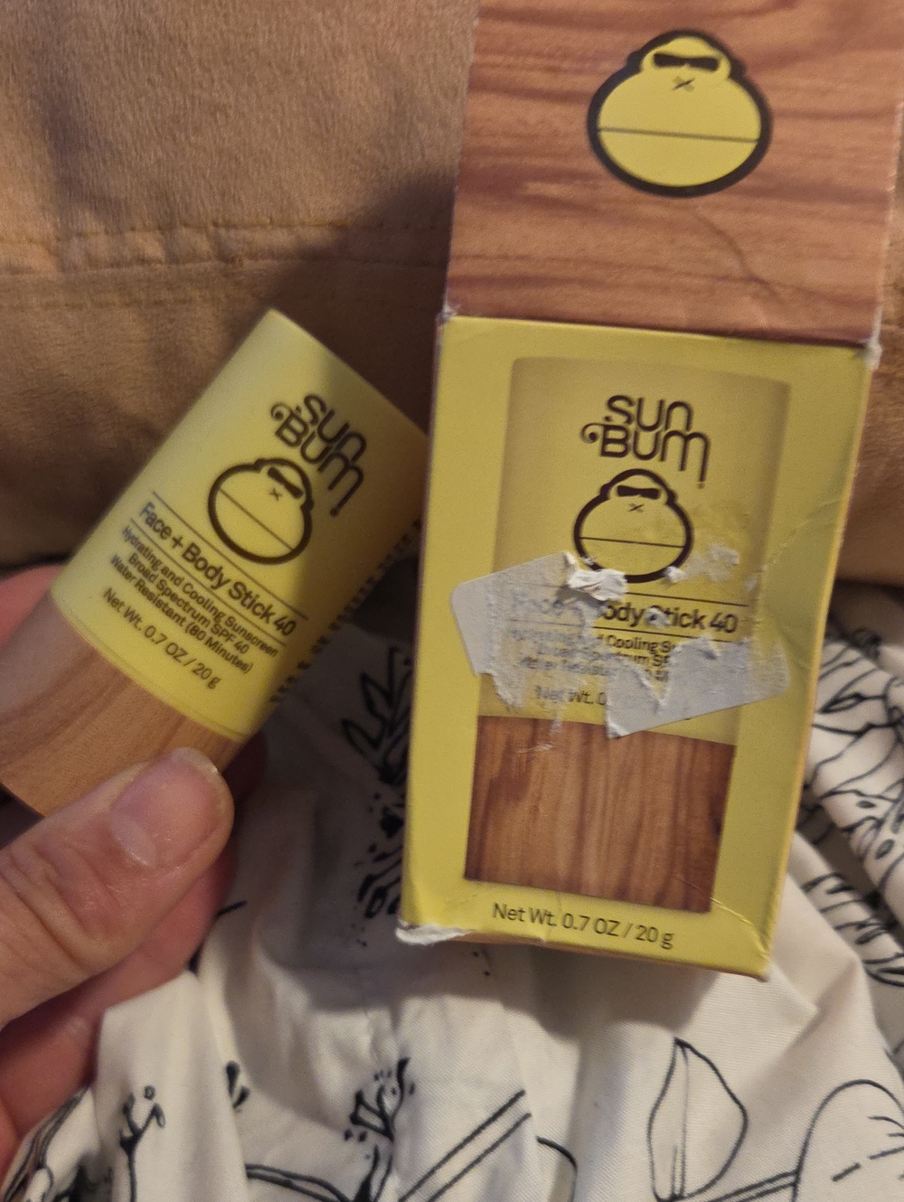 Sun Bum Yellow Face + Body Sunscreen Stick - Cooling SPF 40